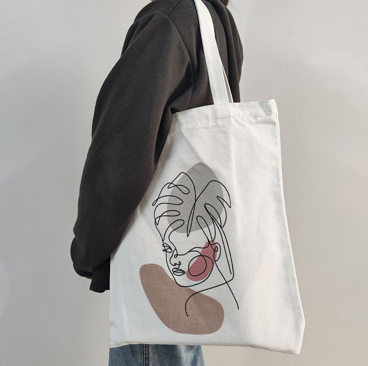 China Foldable cotton shopping canvas tote bag