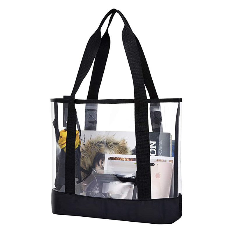 Borsa tote in PVC di grande capacità