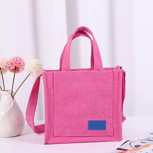 Borsa in cotone multicolore