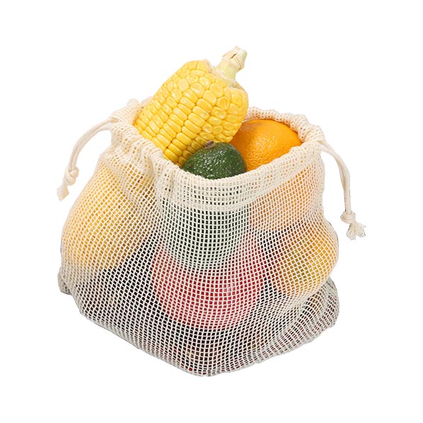 Vegetable Mesh Drawstring Bag