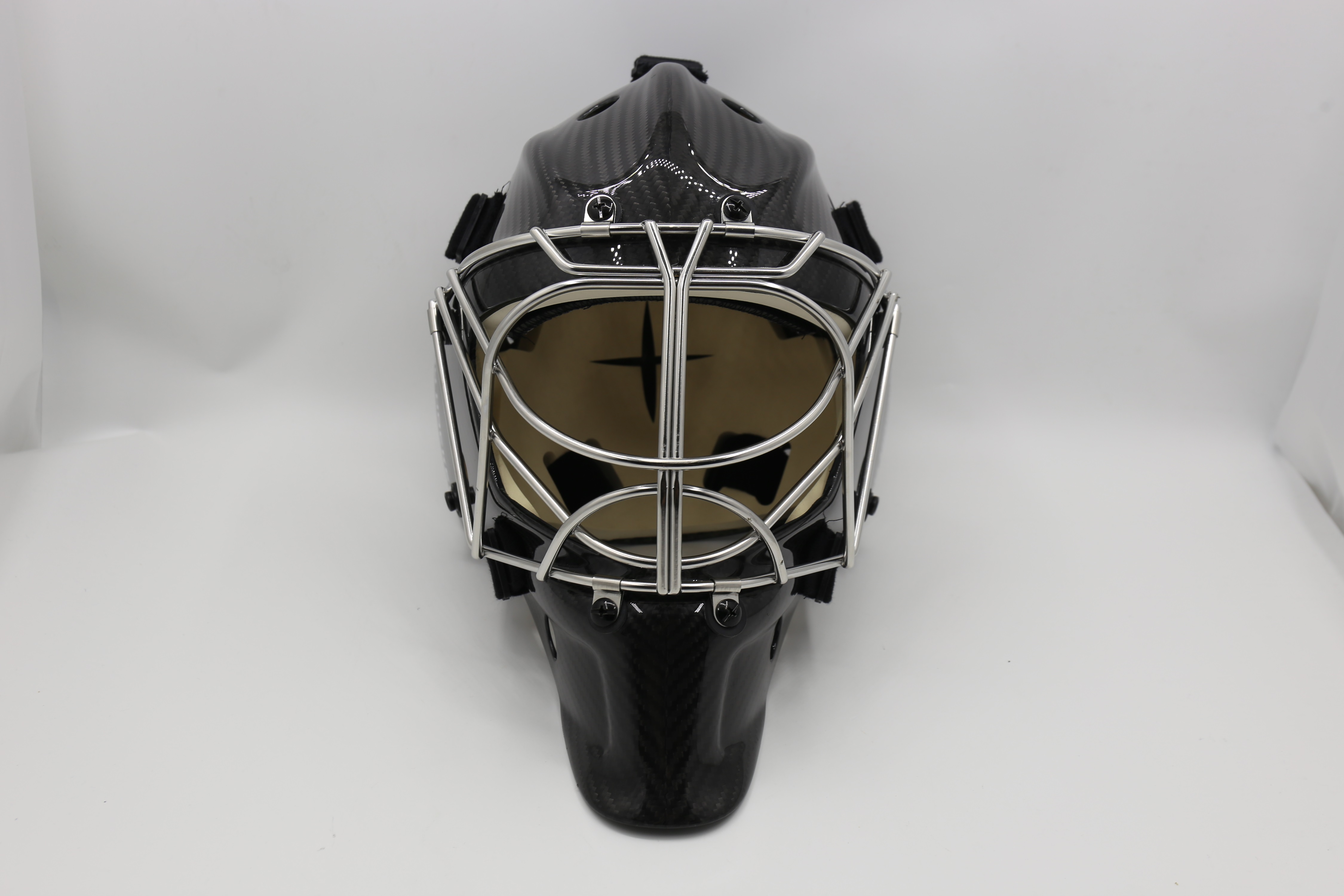 (NEW)The Ultimate High-End Customized Carbon Fiber Ice Hockey Goalie Mask