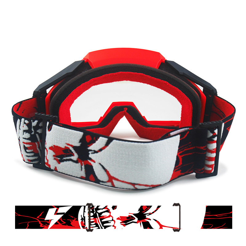 Átlátszó kompatibilis ködmentes motocross szemüveg