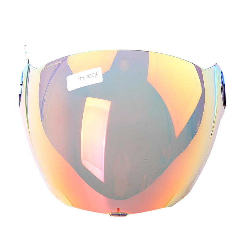 viseira de capacete de motocicleta antiembaçante protetor solar meia face