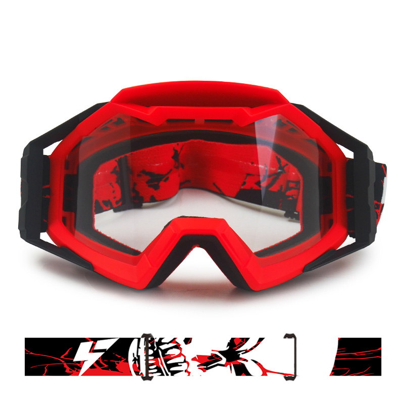 Gennemsigtige kompatible Anti Fog Motocross-briller