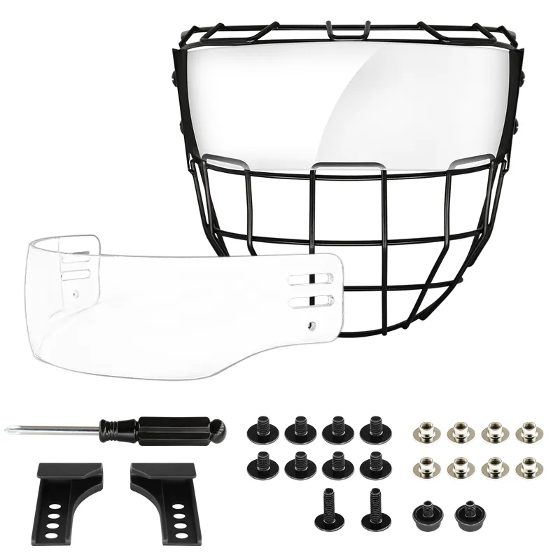 Ice Hockey Cage With Visor