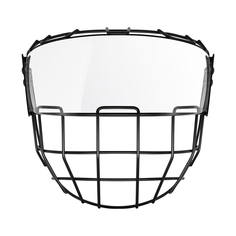 New Highly Protective Detachable Hockey Player Mask Inner Fog Resistant Outer Reinforcement