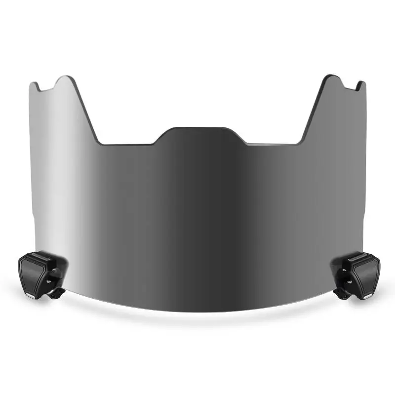 New Metallic Silver American Football Visor