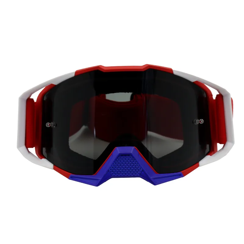 Smoke Windproof Anti Fog Motocross Goggles With Nose Pads