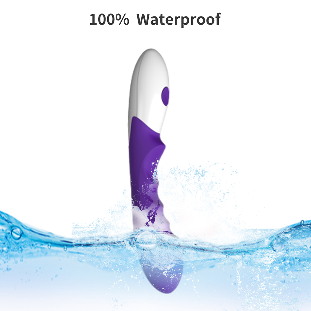 Wave silicone clitoral thrusting vibrating wand massager for women - 2 