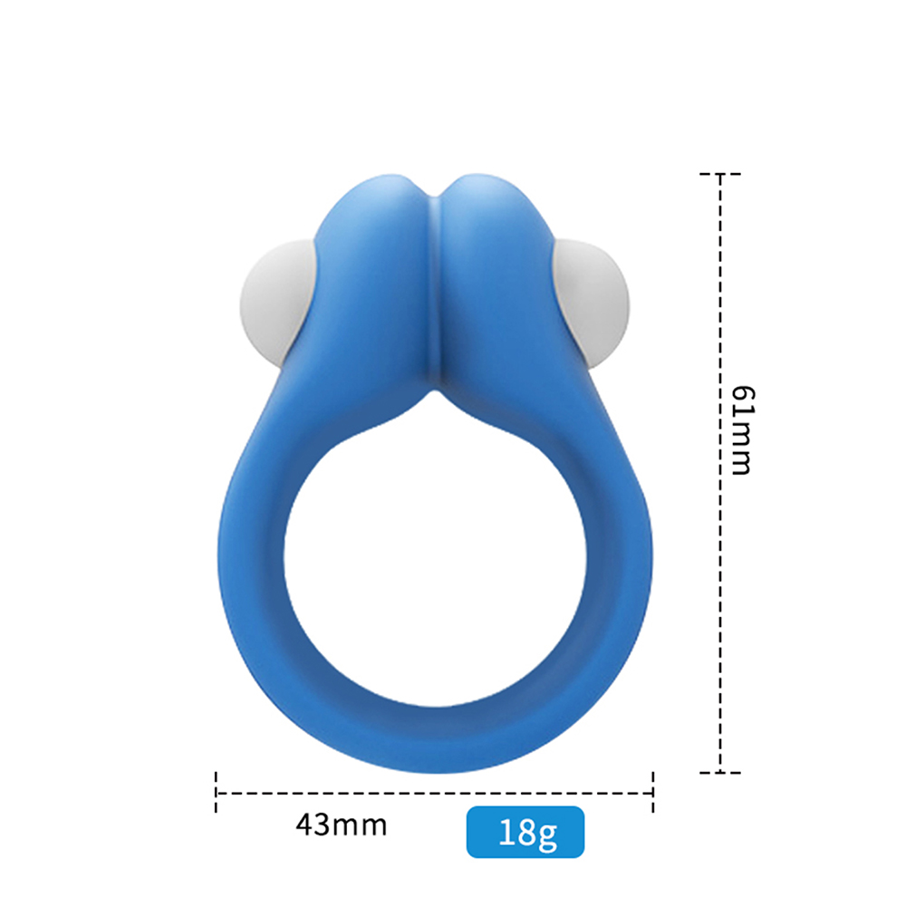 Silicone vibrating cock ring for men - 6 