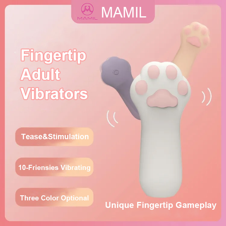 Portativ Pişik Pəncəsi Barmaq ucu Vibrator G Spot Klitoris Yetkin Stimulyatoru Qadınlar Üçün Seks Oyuncaqları. - 0