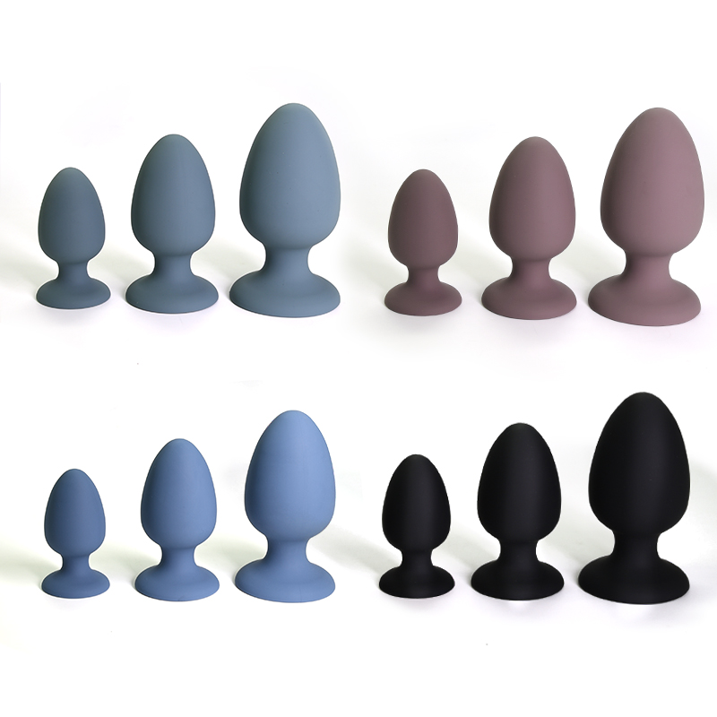 Adult Sex Toys Soft Silicone Anal Plug With Medical Grade Body Safe Silicone For Woman - 3