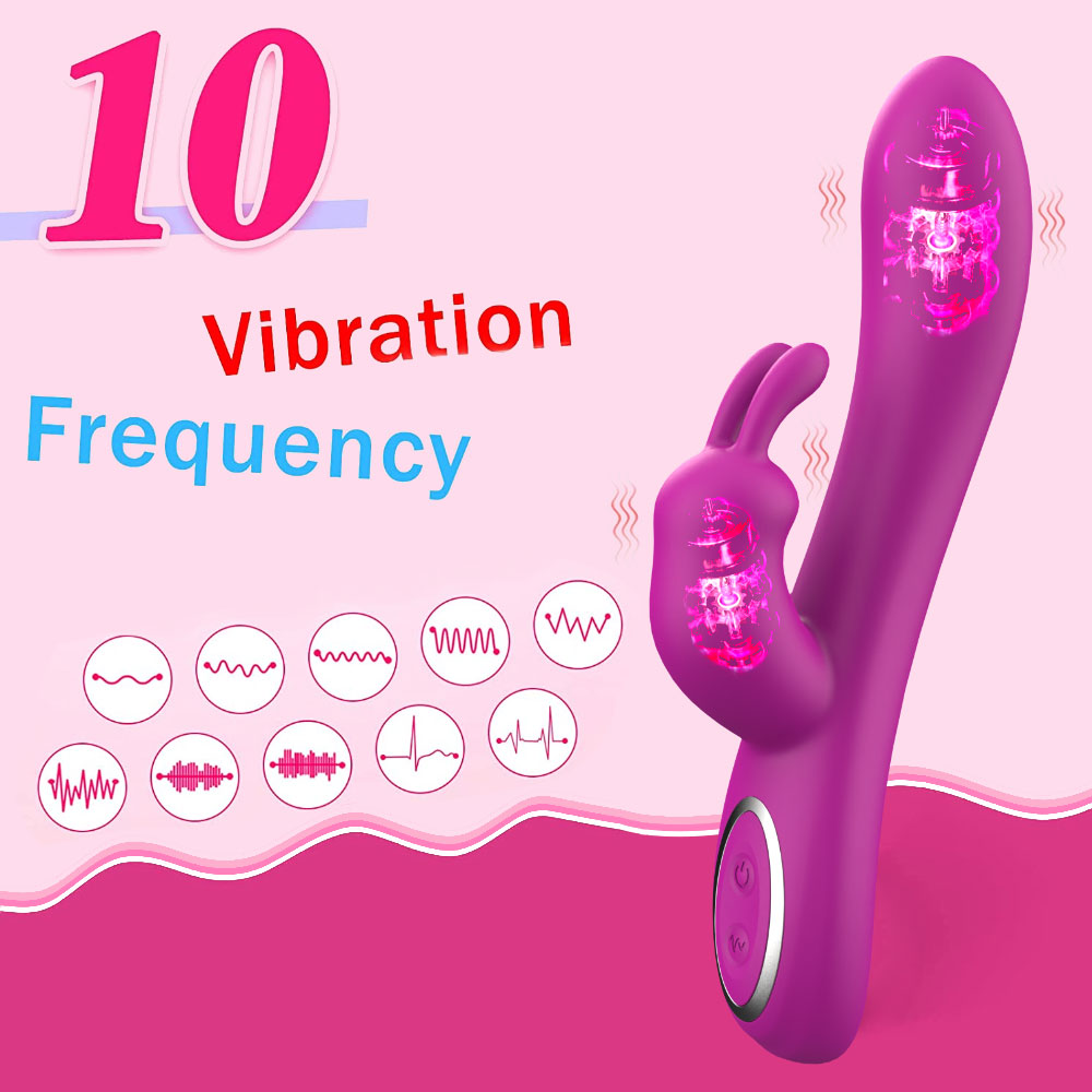 Triušio galvutės G taško vibratorius pradedantiesiems Klito stimuliatorius Dildo vibratorius USB suaugusiems skirtas vibratorius - 1
