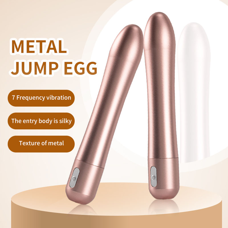 Vibrating Bullet Metal Vaginal Vibrator Women Clitoris G-spot Stimulator