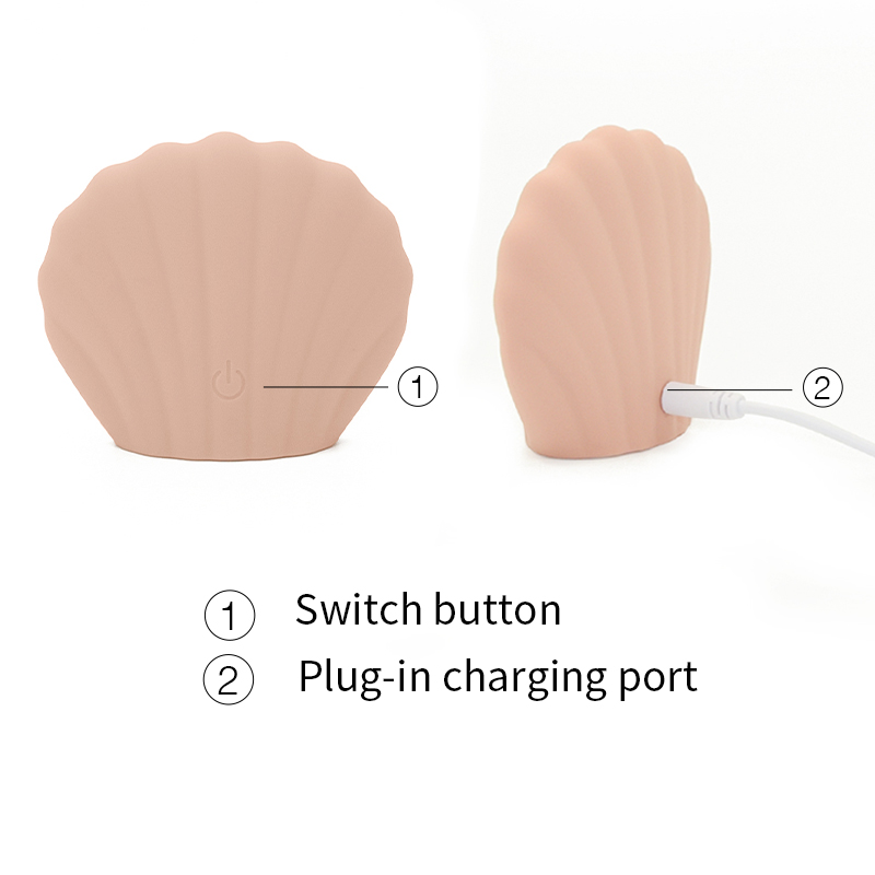 Yüksək keyfiyyətli Silikon Shell Formalı Vibratorlar Seks Oyuncaqları Elektrikli G-spot Yumurta Vibratoru Mini Masaj Klitoris Vibratoru - 4