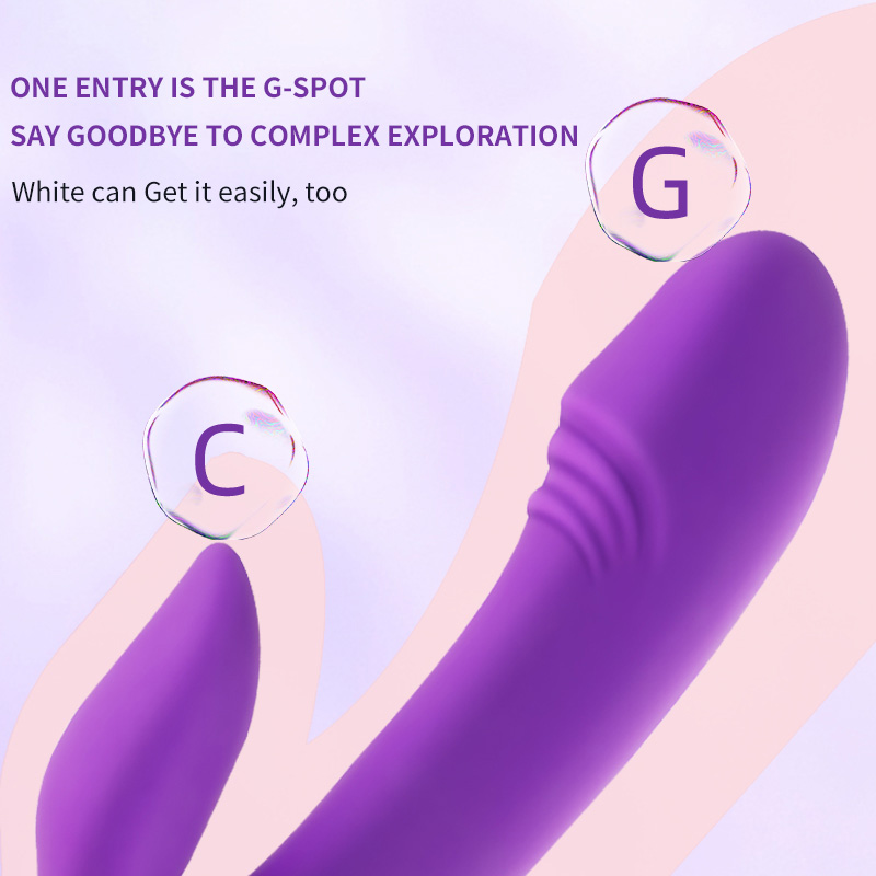 G Spot Rabbit Vibrator Clitoris Massager For Women Purple - 1 