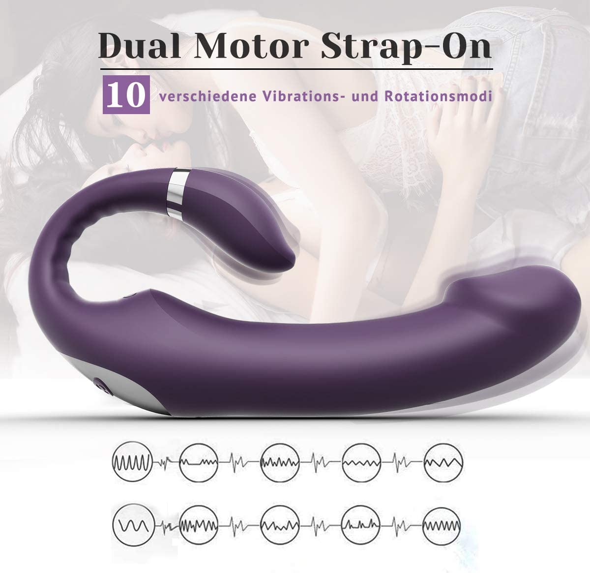 C type G-spot stimulating clitoris finger sex vibrator - 4
