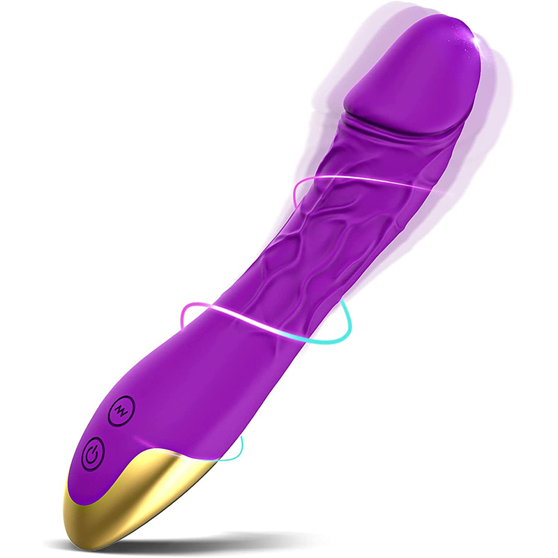 2 spalvų Realistic Vibrator Dildo moterims, silikoniniai vandeniui atsparūs