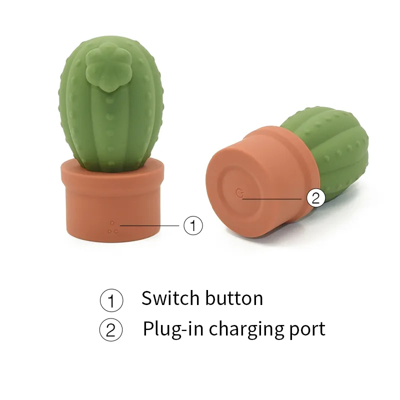 Flower Pot Cactus vibes FDA Silikone elegant pakke- Shenzhen Zhimo Technology Co., Ltd.