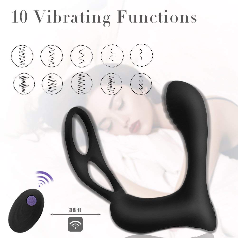 3 In 1 Wireless Remote Control Prostate Massager For Men