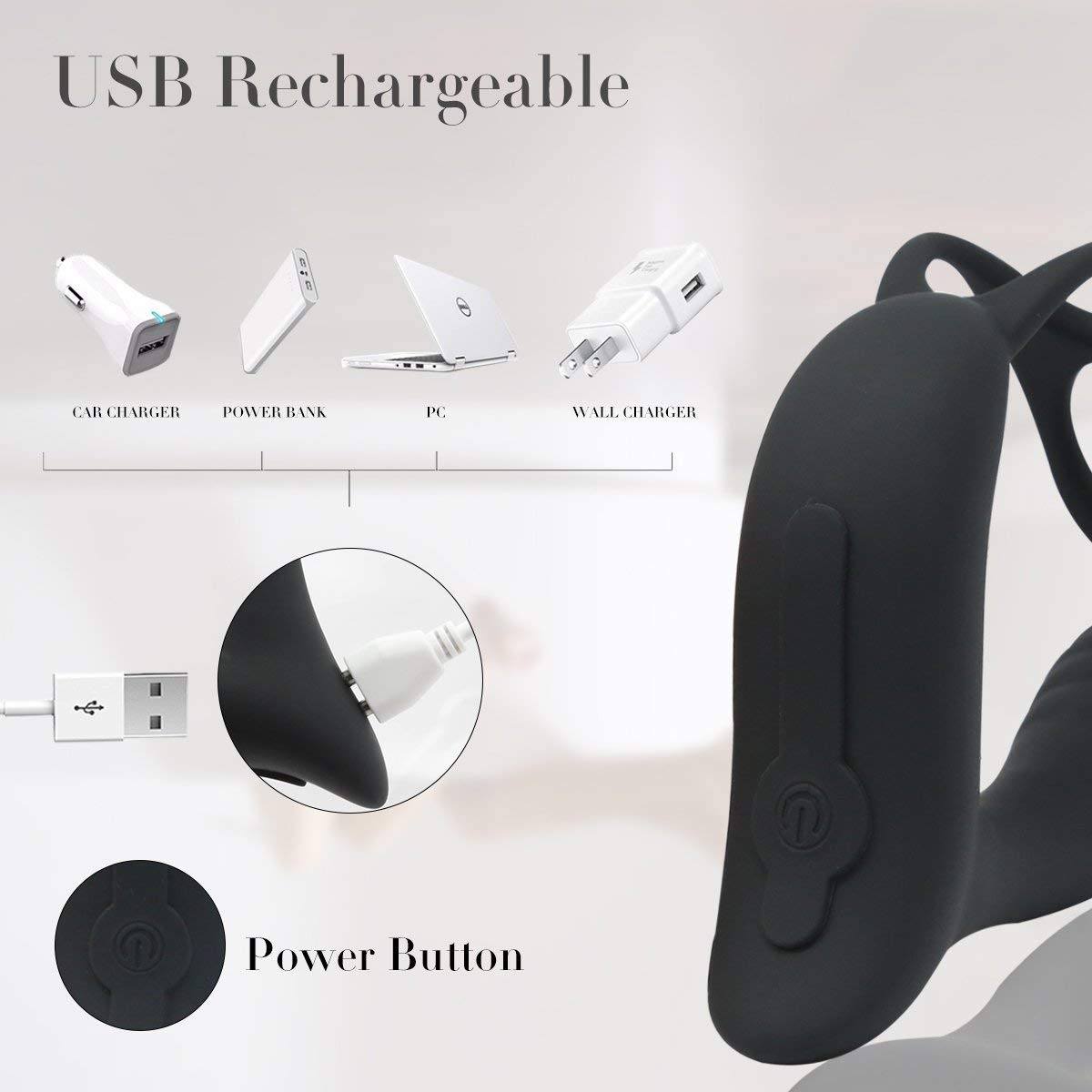 3 In 1 Wireless Remote Control Prostate Massager For Men - 2