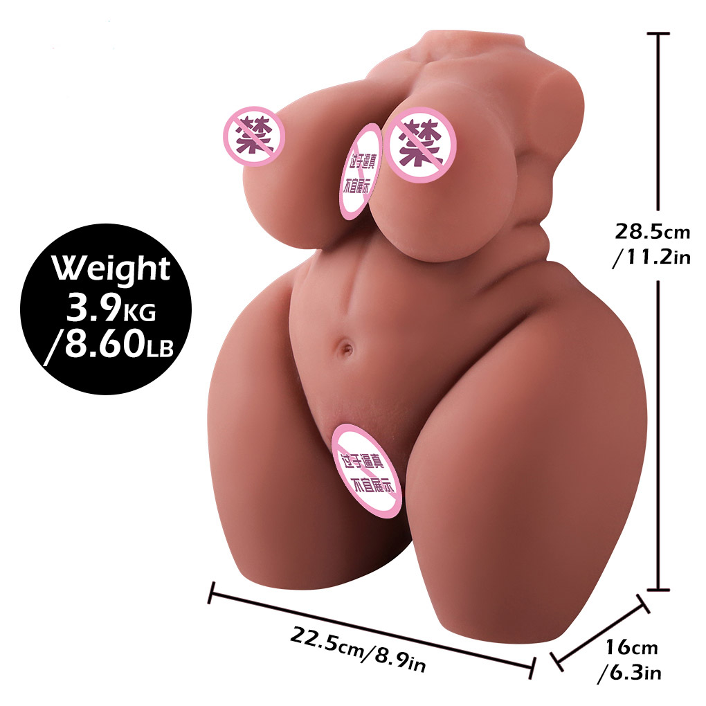 Gyvybiškas storas sekso lėlės vyriškas masturbatorius su seksualiu apkūniu liemens kišeniniu pūlingu glostytoju - 0