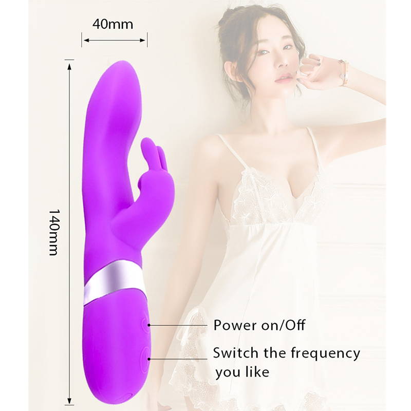 Qadınlar üçün Dovşan Vibrator G-spot Klitoris Stimulyasiyası - 1