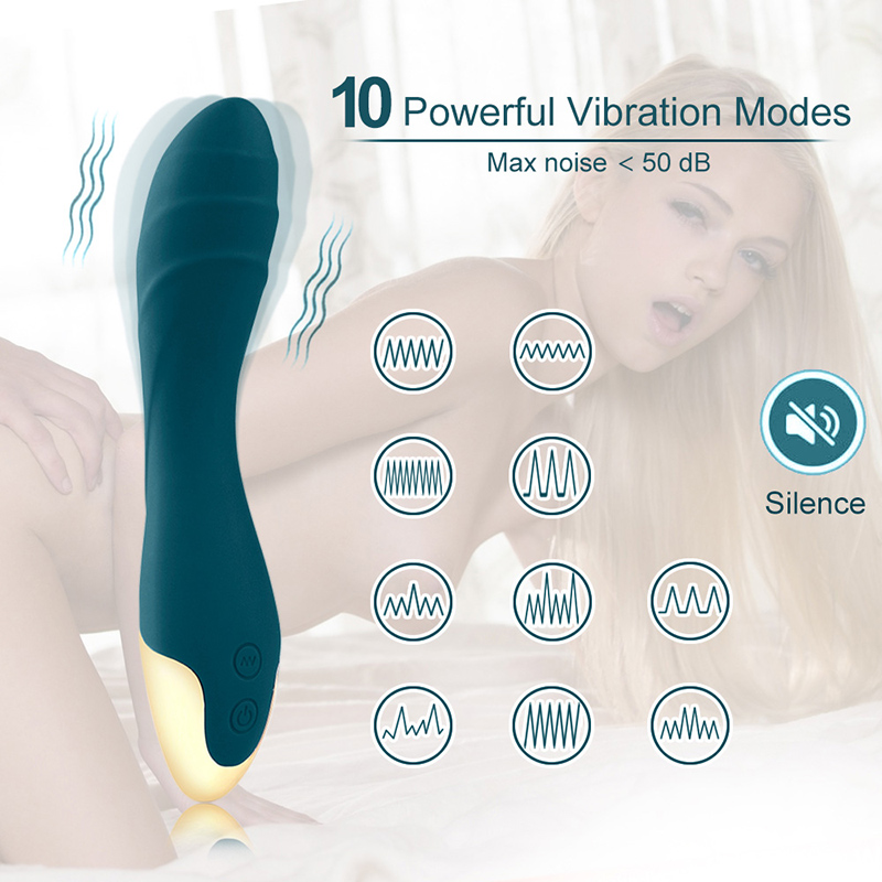 Qadınlar üçün G-spot Dildos Vibratorları Klitoris Stimulyatoru - 3