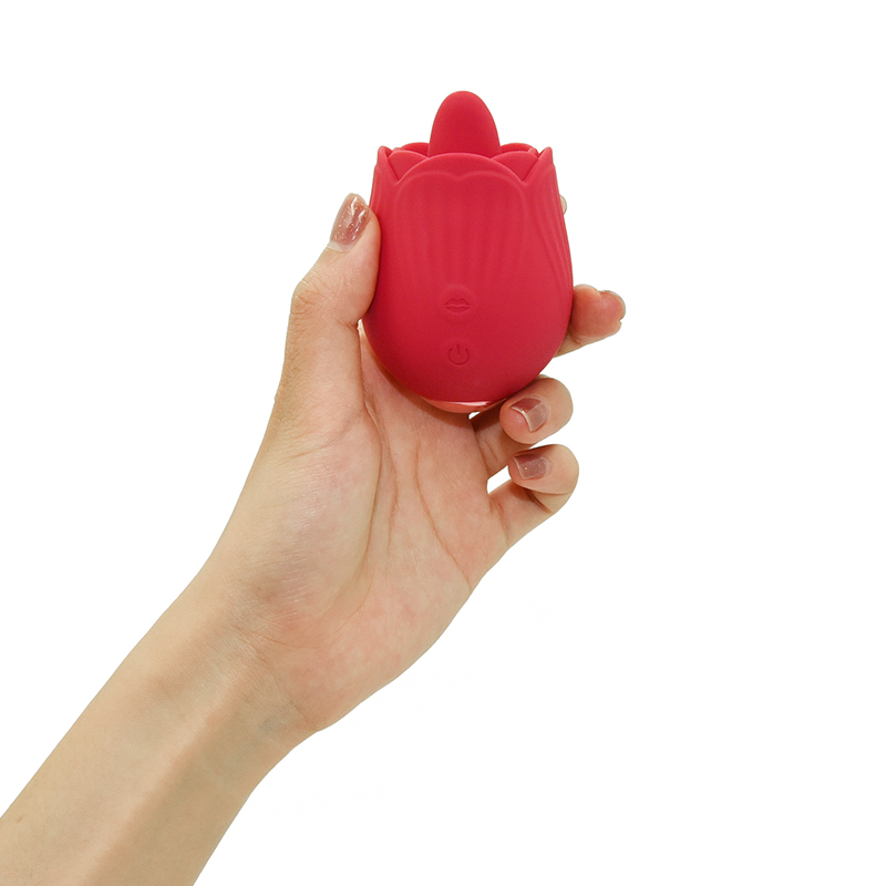 Newest Adult Sex Toy Wireless Vibrator for Women Masturbation Nipple Rose Licking Tongue Vibrator - 1 