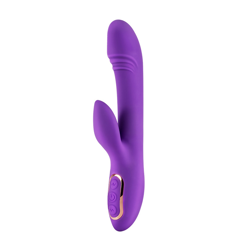 G Spot Rabbit Vibrator Clitoris Massager For Women Purple - 4