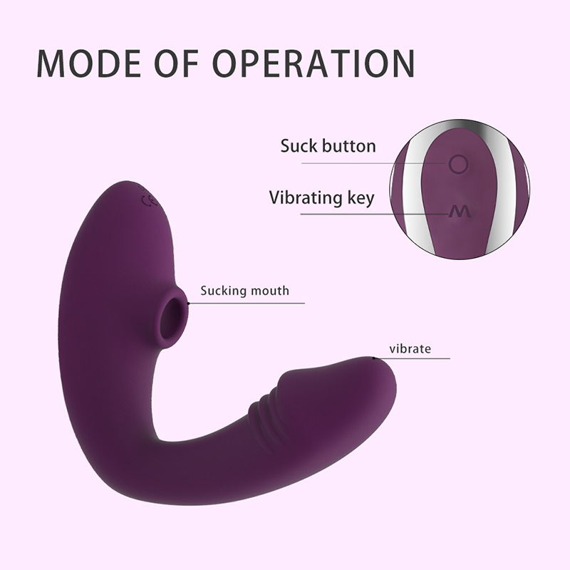 Sucking Dildo Vibrator Nipple Clitoris Stimulator - 3