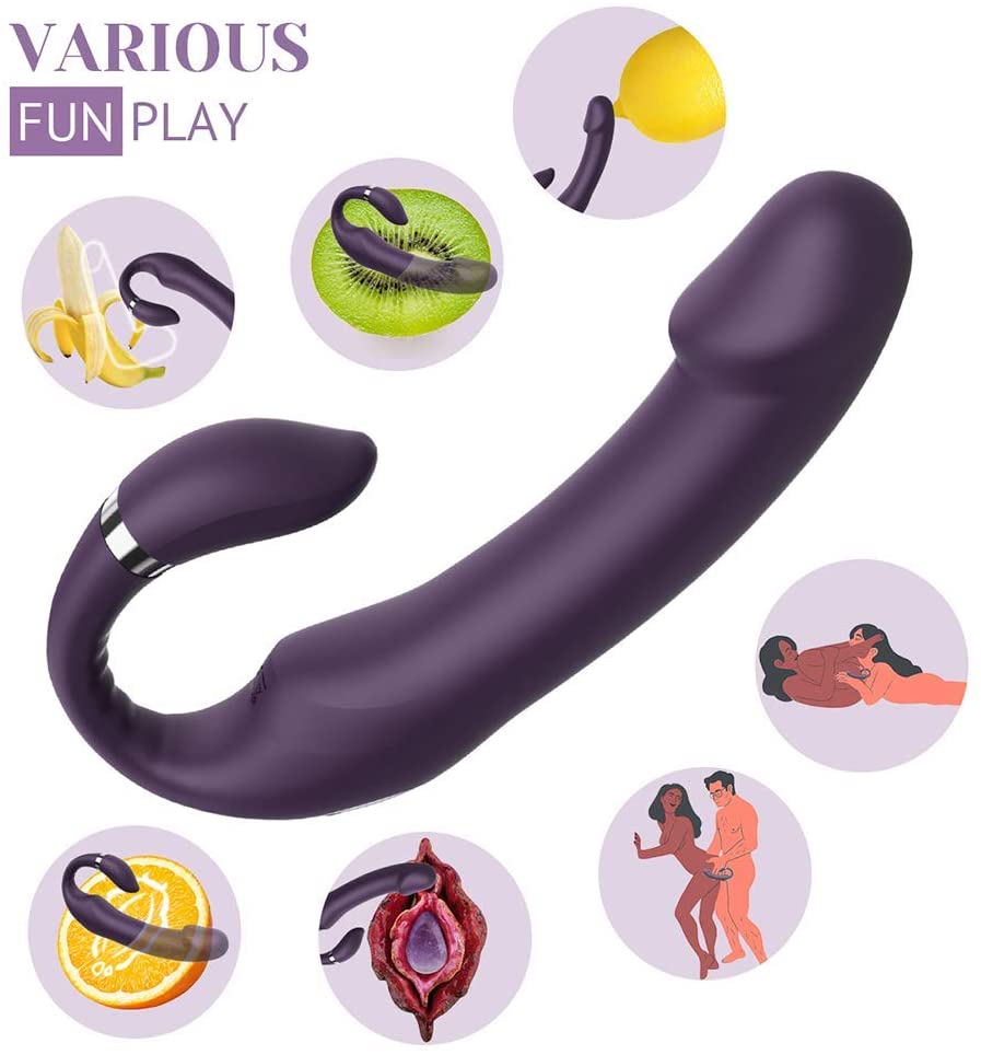 C type G-spot stimulating clitoris finger sex vibrator - 3