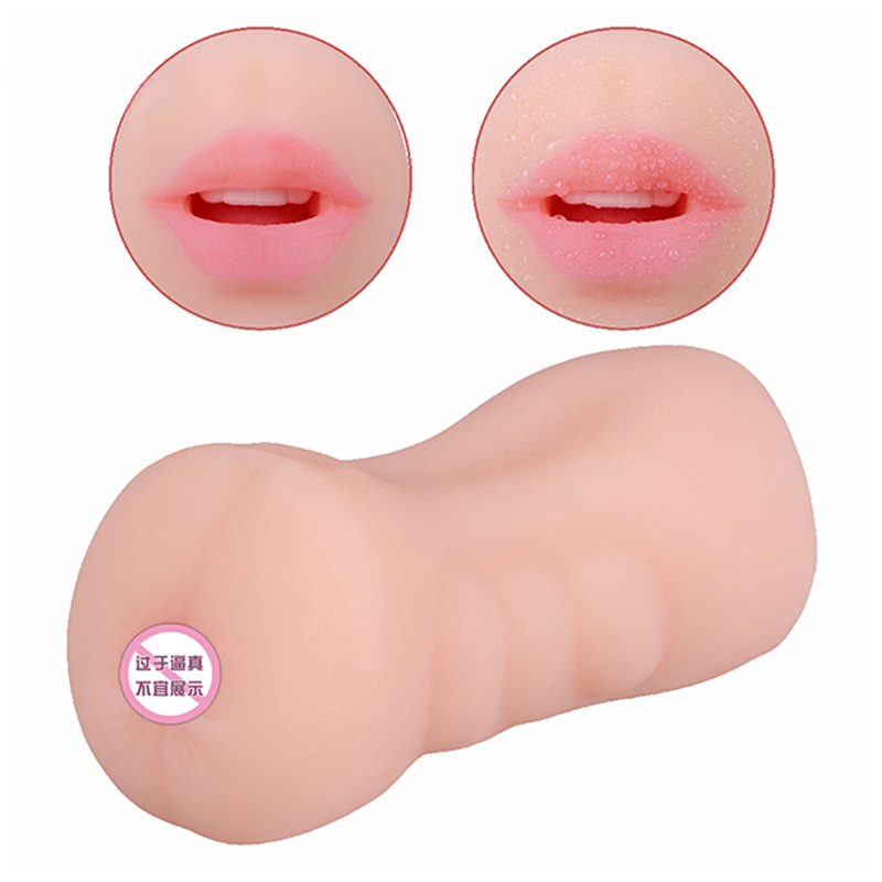 TPE materialından hazırlanmış realistik ağız cib pişiyi oral M masturbasiya üçün böyüklər üçün seks oyuncağı - 5