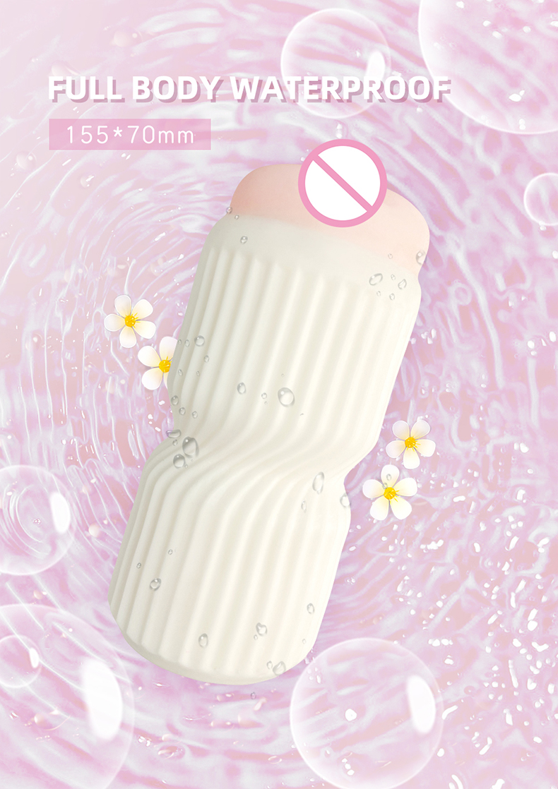 Cheap Price White Colors Vacuum Cup for Men masturbator Vibrating Version - 3 