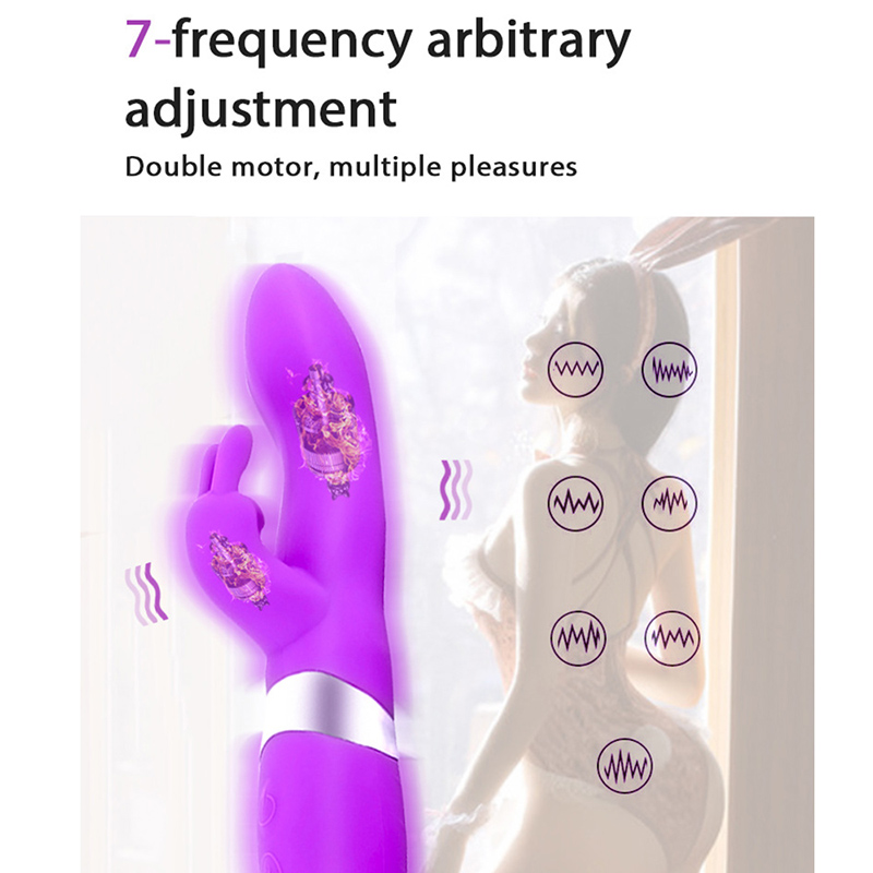 Triušio vibratorius G taško klitorio stimuliavimas moterims - 3 