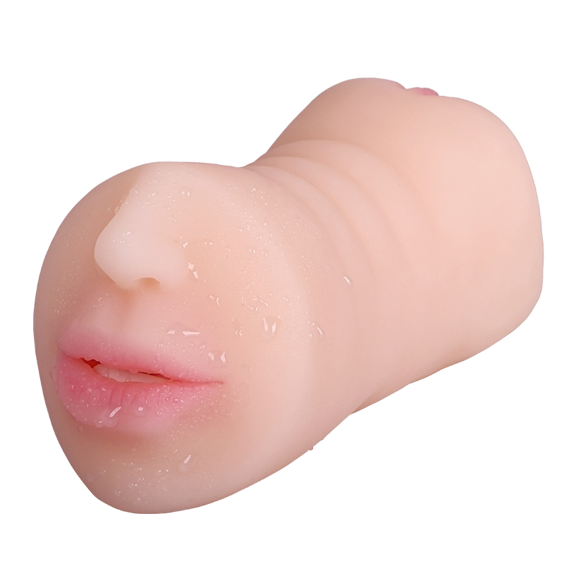 3 in 1 TPE realistik cib pişik oyuncağı kişilər üçün ağız vajina anal kişi masturbator seks oyuncaqları - 4