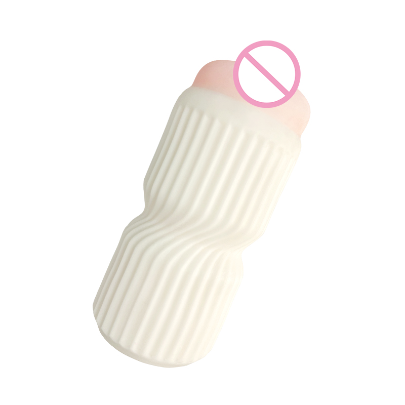 Pigios kainos White Colors Vakuuminis puodelis vyrams masturbator Vibrating Version