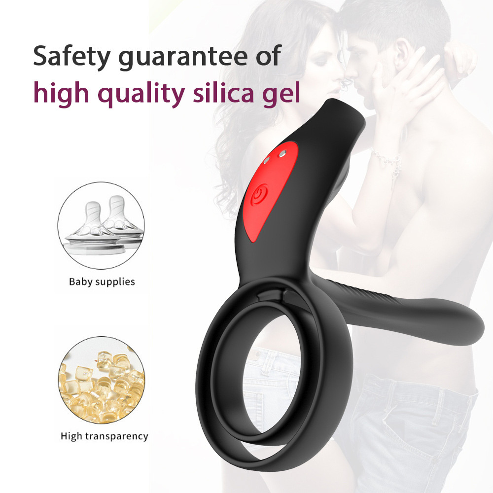 Dual Cock Ring Vibrator For Couple