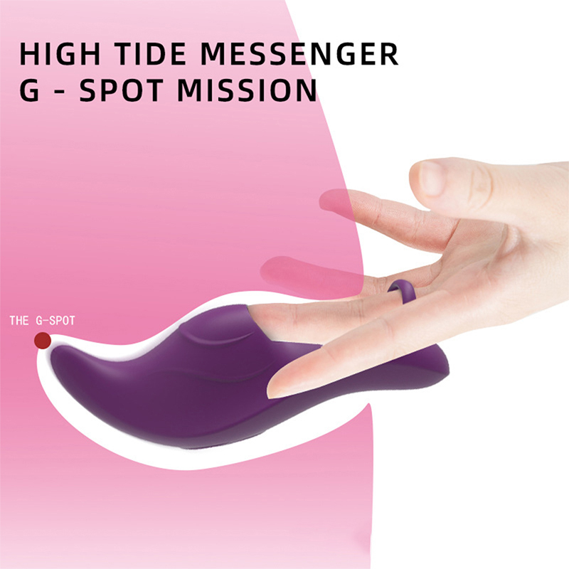 Finger Sleeve Vibrator för kvinnor