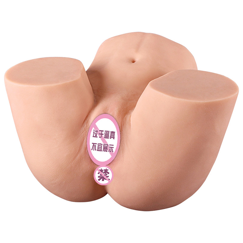 Masturbatore maschile Realistico Bambola del sesso Ass Silicone Tasca artificiale della vagina finta