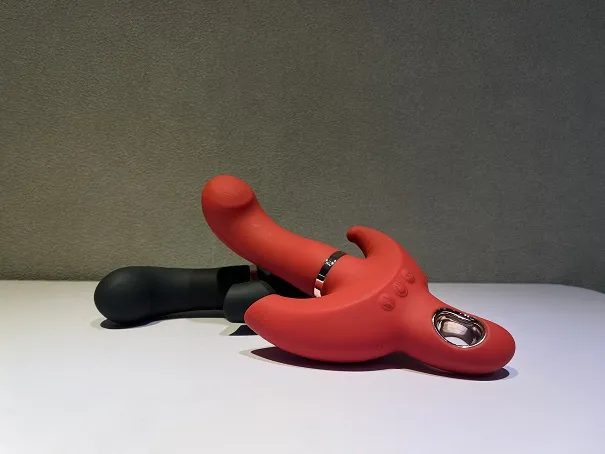 Ny 3 i 1 G-punkt nipper stimulator Vagina klitoris vibrator