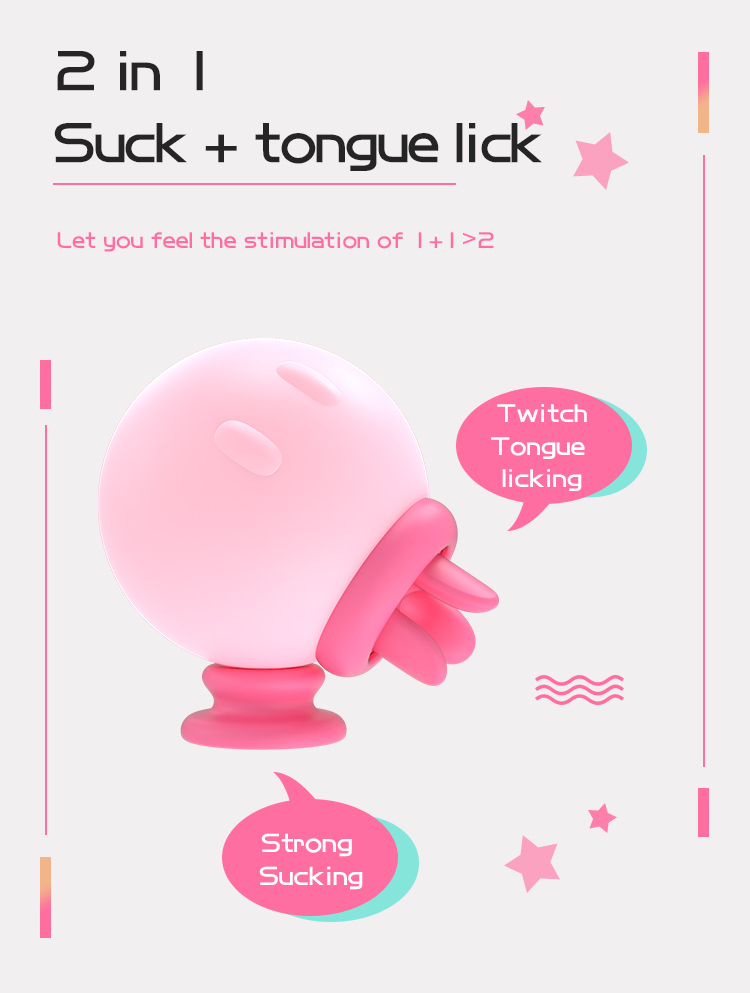New Pink Color Jellyfish Transformer Sucking Vibrator Sex Toy for Women Made in China