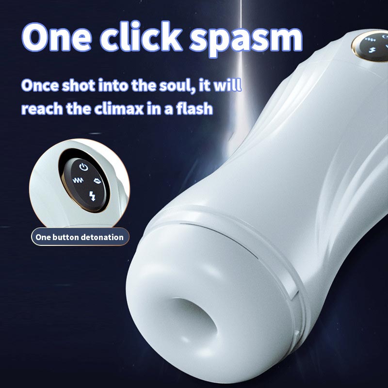 Penis Stroker For Men Masturbator Vacuum Vibrating - 4