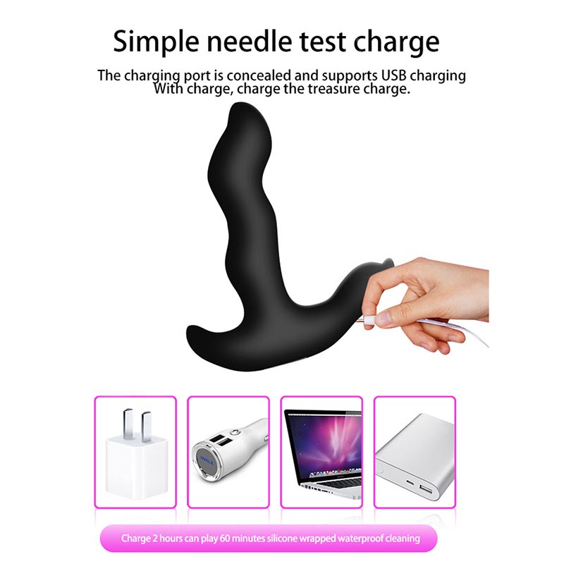 Prostate Massager With Butt Plug