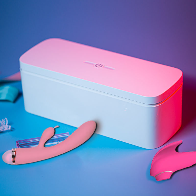 Sekso žaislai UV dezinfekcijos dėžutė suaugusiems produktų sterilizavimo laikymo dėžutės vibratoriaus priedai