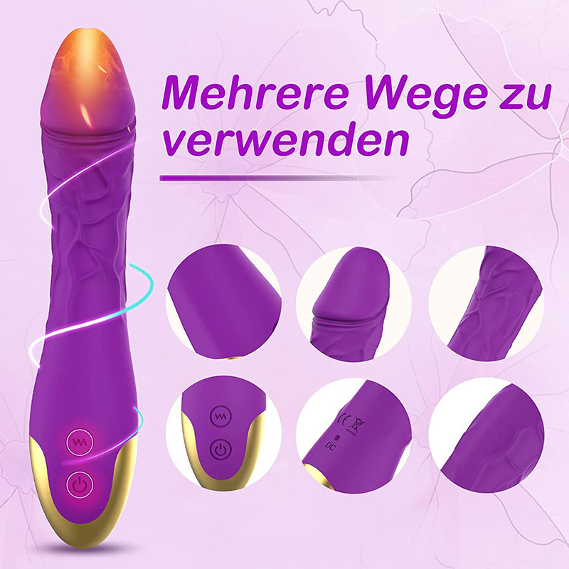 Sex toy vibrators Silicon Dildo Vibrator Realistic Vibrating - 3 