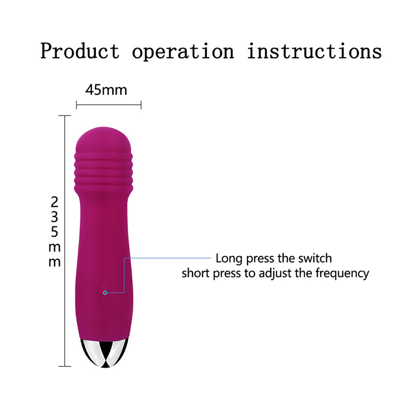 Adult toys women Silicon artificial penis Wand Vibrator - 3