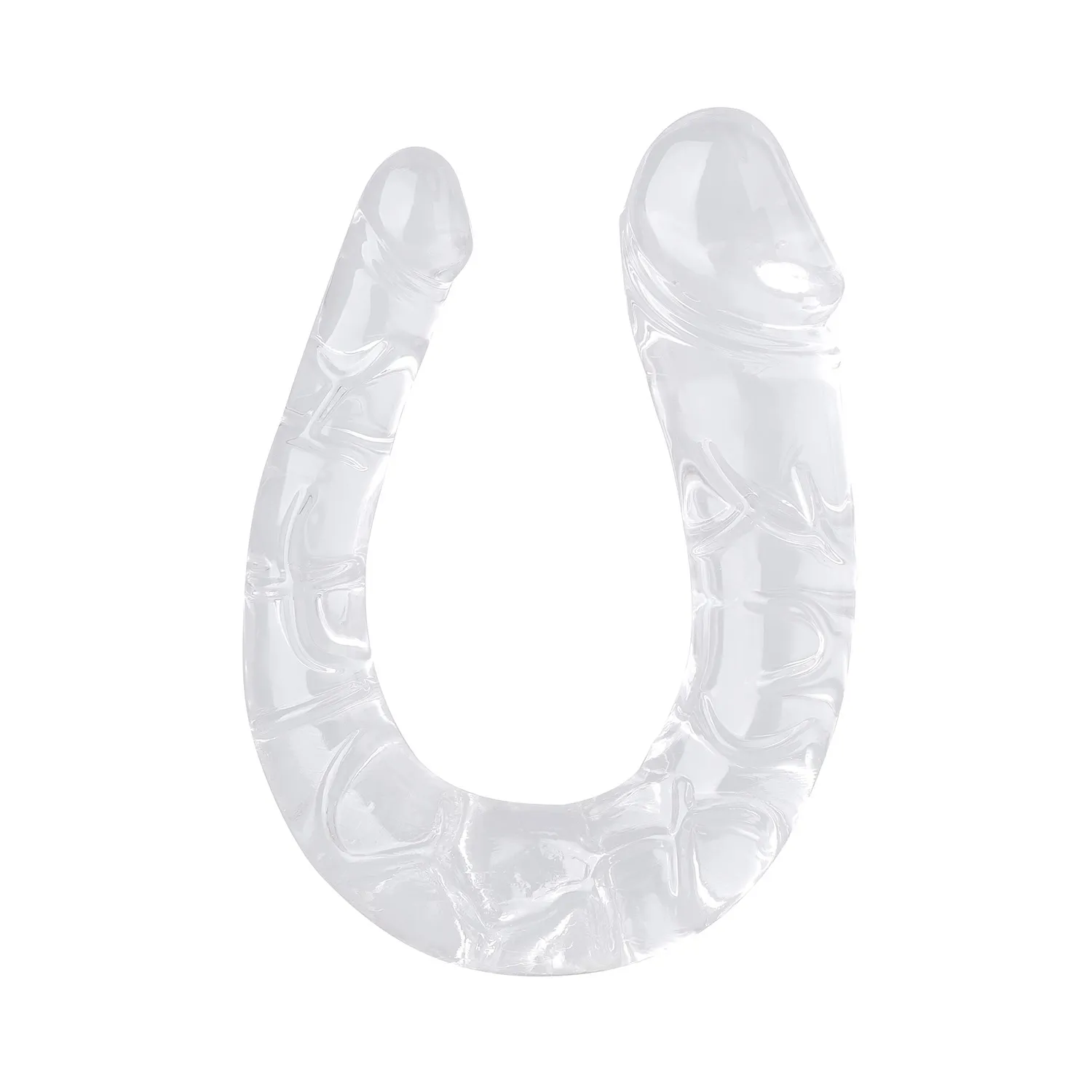 U Shape Soft Jelly Double Dildos Anal Butt Plug G-Spot Vagina Masturbator Sex Toys For Women