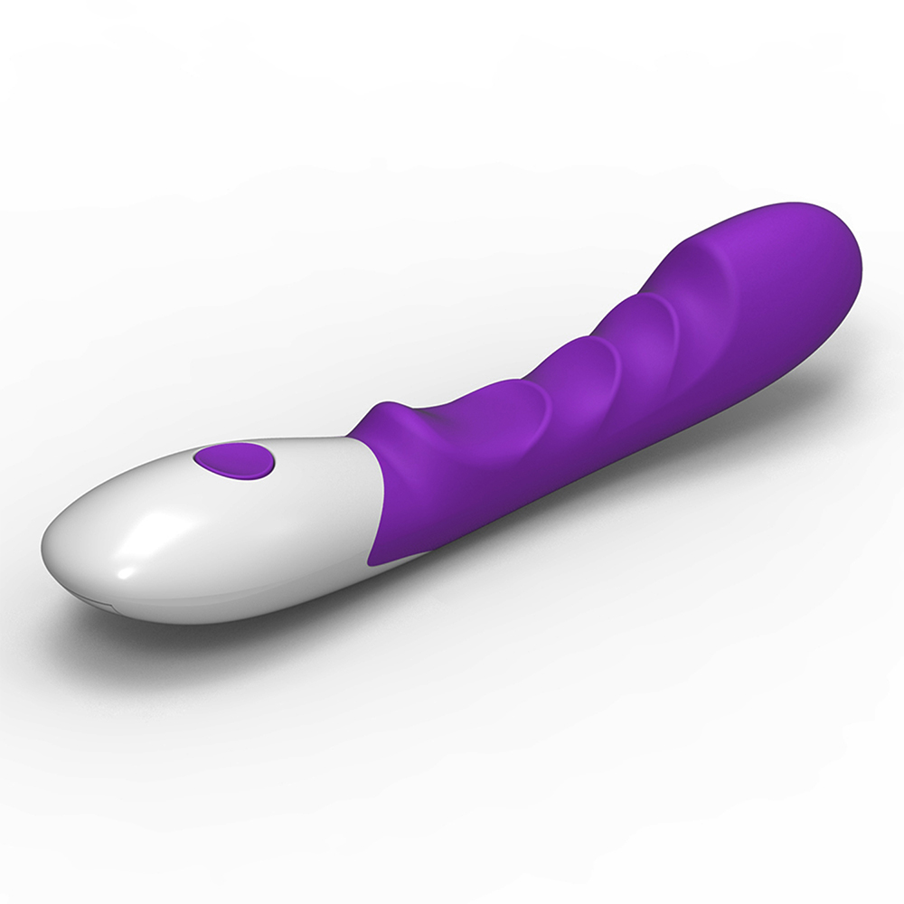 Wave silicone clitoral thrusting vibrating wand massager for women