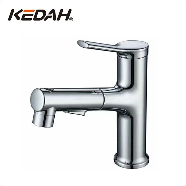 Pull-Out 360℃Swivel Flexible Brass Multi-Function Basin Mixer Faucet